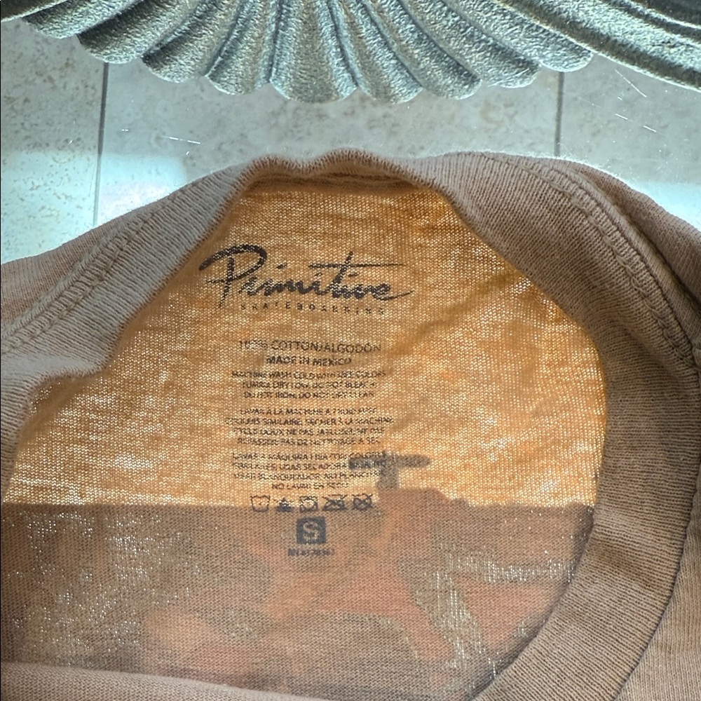 Primitive Tan Logo Tee - Picture 2 of 3